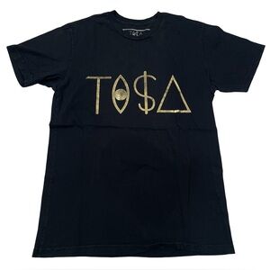 TISA TI$A Taz Arnold Logo Black Tee Size S